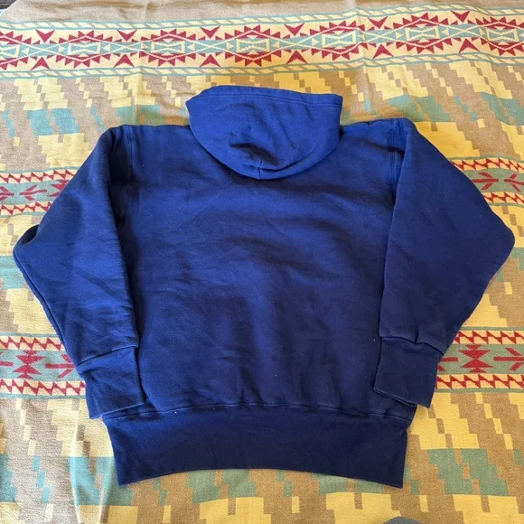 Vintage Two Ply Camber IBEW Local 17 Detroit Hooded Sweatshirt Size Large 80s - Picture 6 of 7